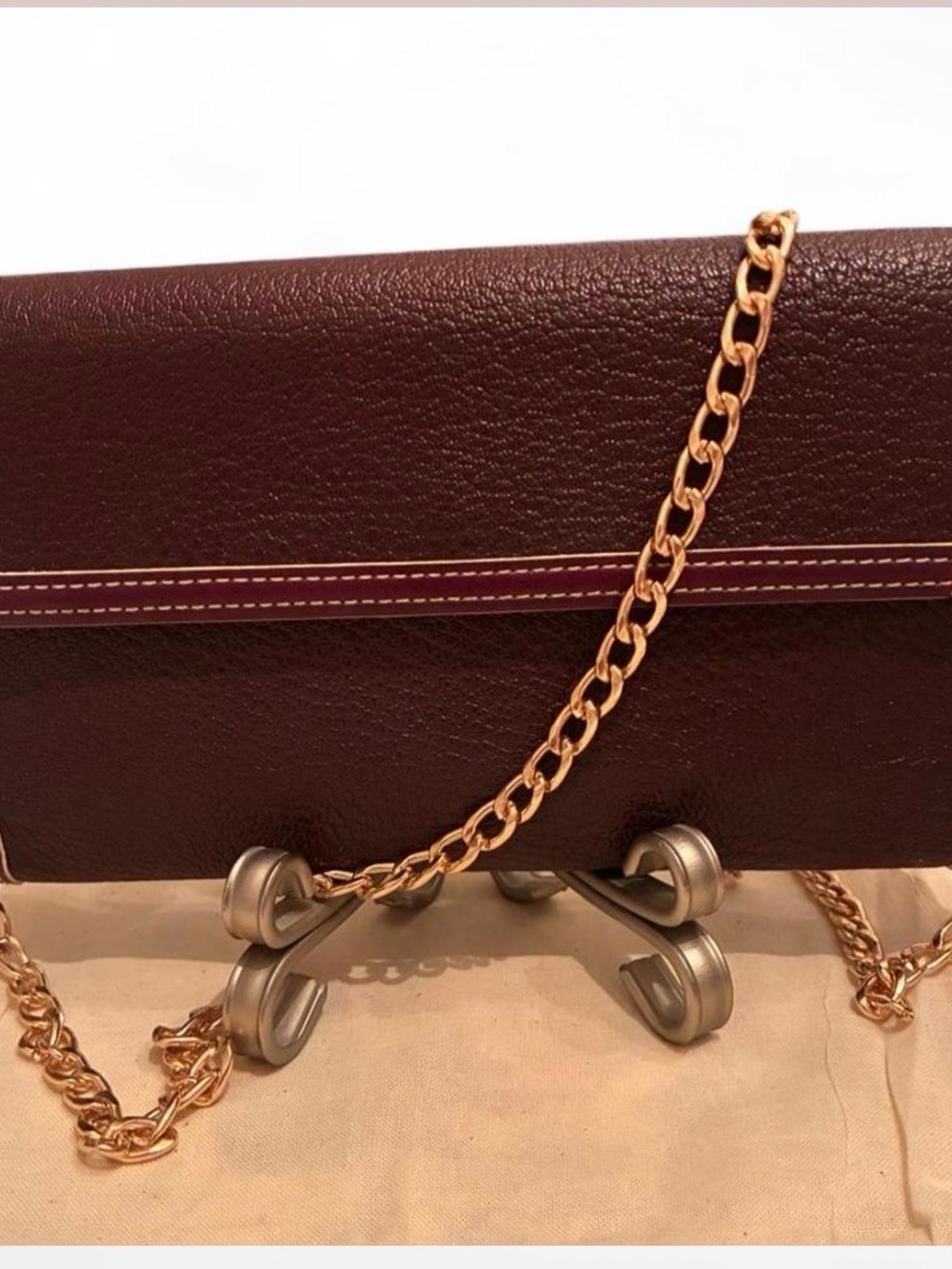 LV in MINT CONDITION - Vintage Louis Vuitton Suhali Porte Tresor Wallet in Prune - Picture 2 of 11